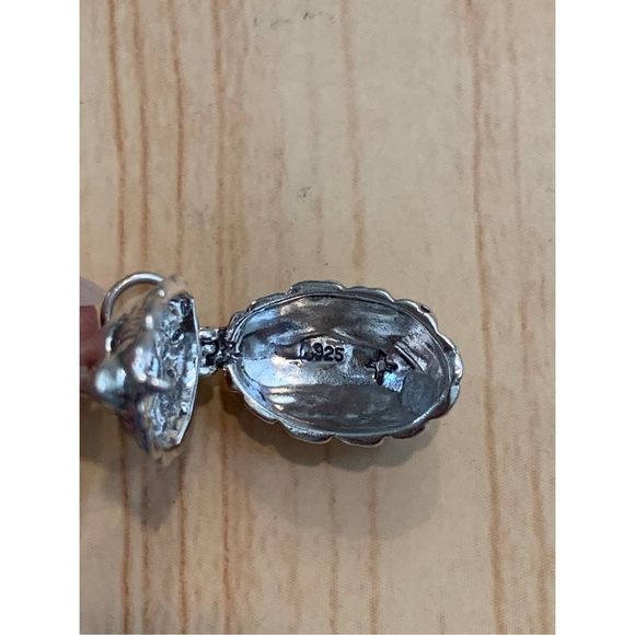 .925 Vintage Aladdin Moveable Lamp Sterling Silver Jewelry Charm - Picture 6 of 6